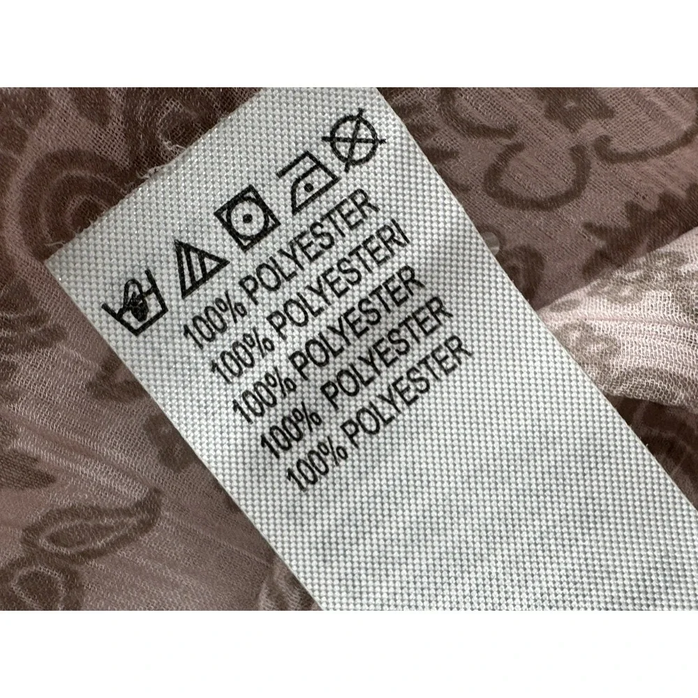 Free People Pink Long Sleeve Tie Front Blouse - Picture 10 of 10